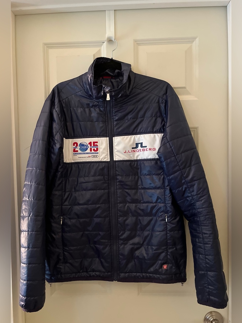 Lindeberg Primaloft puffer jacket 2015 FIS Alpine World Ski Championships Audi L